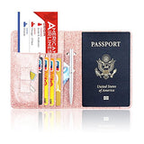 Passport Holder Cover, ACdream Travel Leather RFID Blocking Case Wallet for Passport with Elastic