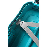 Samsonite S'Cure Hardside Checked Luggage With Spinner Wheels, 30 Inch, Aqua Blue