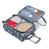 American Tourister Belle Voyage Spinner 21 Carry-On Luggage, Floral Indigo Sand