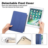 Valkit iPad Pro 12.9 Case 2018, Protective Smart Folio Stand Cases with Apple Pencil Holder, Auto Sleep/Wake, Support Apple Pencil Charging for iPad Pro 12.9 Inch 3rd Gen, Navy Blue