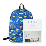 Preschool Backpack for Kids Boys Toddler Backpack Kindergarten School Bookbags (Cute Dinosaur-Dark Blue)