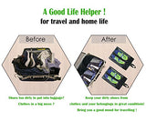 Travel-Accessories-Shoe-Bags Large Waterproof Shoes Bag Storage Bag Black 5 Pack