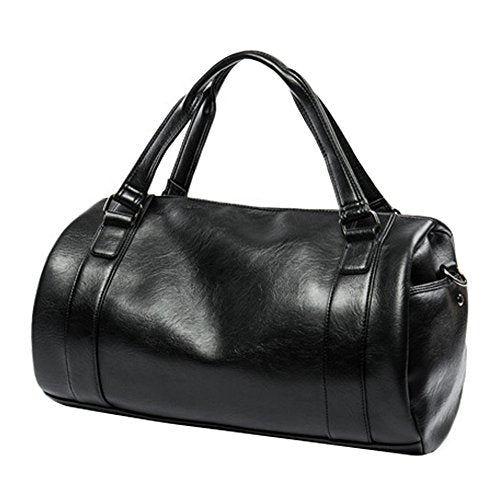 Berchirly Mens Messenger Laptop Bag Business Travel Duffel Weekender Bag Black