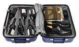 VinGardeValise - Up to 12 Bottles & All Purpose Wine Travel Suitcase (Silver)