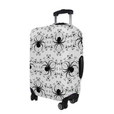 GIOVANIOR Halloween Black Spider Web Luggage Cover Suitcase Protector Carry On Covers