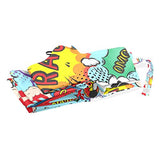 GIOVANIOR Comic Speech Bubbles Bang! Boom! Umbrella Double Sided Canopy Auto Open Close Foldable