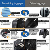 Expandable Spinner Luggage Set,Tsa Lightweight Hardside Luggage Sets, 20" 24"28 Inches Luggage