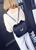 Yoleoly Girls Sailor Moon Pu Leather Plush Casual Crossbody Shoulder Bag Satchel Handbag Backpack