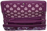 Rfid Audrey Wallet - Signature Wallet, Lilac Paisley, One Size