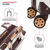 SwissGear 7739 Trunk, Hardside Spinner Luggage, Carry-On - White