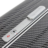 Enkloze X1 Carbon Black Carry-On 21" Spinner 100% Poly Tsa Approved Zipperless