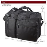 SANWA 15.6 inch Laptop Briefcase- Large Capacity Messenger Bag, Security Dial Lock, Expandable,