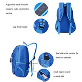 HEXIN Rated 25L Water Risistant Durable Matching Backpack Handy Daypack Blue