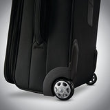 Samsonite Advena Expandable Softside Upright, 21 Inch, Black