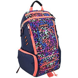 Fuel Ultimate Extreme Bungee Backpack with Multiple Compartments (Coral Sizzle/Tie Dye Cheetah)