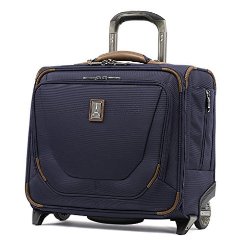 Travelpro Luggage Crew 11 16" Carry-On Rolling Tote Suitcase, Patriot Blue