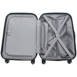 Kenneth Cole Reaction Out Of Bounds Abs 4-Wheel Luggage 2-Piece Set 20" And 28" Sizes, Charcoal