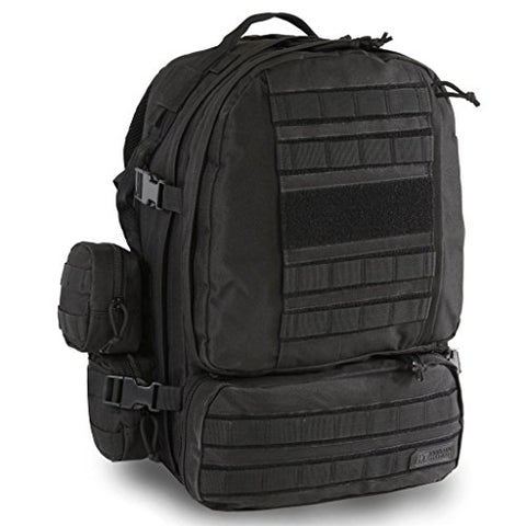 Highland Tactical Apollo Heavy Duty Backpack (Hlbp29) (Black)