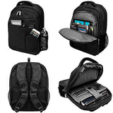Vangoddy Jet Black Executive Anti-Theft Laptop Backpack For Lenovo Ideapad / Yoga / Flex /