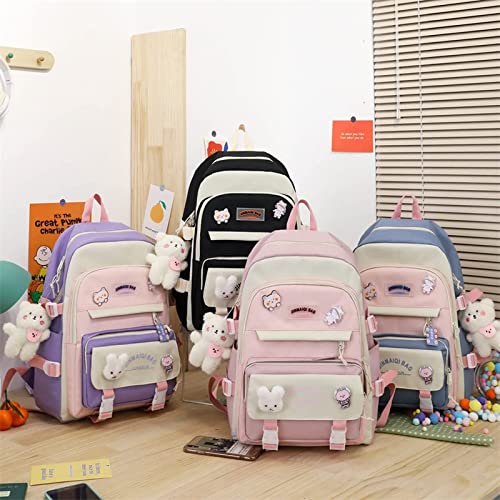 Large Backpack for School Aesthetic,Backpack School Supplies for Teen Girl