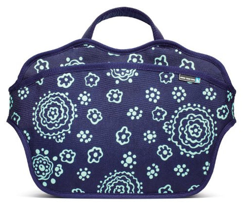 BYO 10-11-Inch Neoprene Netbook Bag, Batik Blue