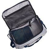 Sailorbags Silver Spinnaker Racer Duffel (Silver With Blue Trim)