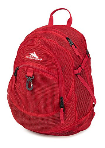 High Sierra Airhead Mesh Backpack, Crimson