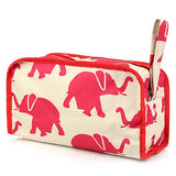 Zodaca Travel Cosmetic Makeup Organizer Case Bag Pouch, Elephant