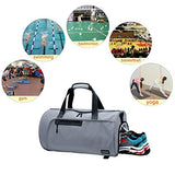 BLUBOON Sports Gym Duffel Bag With Shoe Compartment For Men and Women Oversized Travel Carry-on