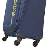Nautica Men'S Washboard 3 Piece Expandable Spinner Set, Navy Mari Gold
