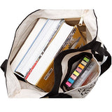 Teacher Peach "Teachers Rock" Canvas Tote Bag - Motivational Handbag With Pockets And Zipper - Best