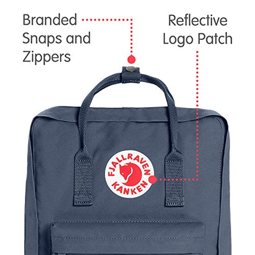 Kanken Original Kanken Reflective Logo Fjällräven Kanken Backpack