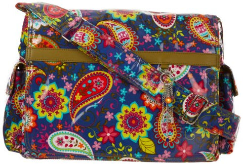 Hadaki Multitasker Laptop Bag,Cobalt Paisley,one size