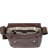 Scully Sierra Leather Shoulder Tote Workbag (Brown)