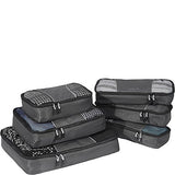 Ebags Packing Cubes - 6Pc Value Set (Titanium)