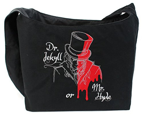 Dancing Participle Mr. Hyde Embroidered Sling Bag