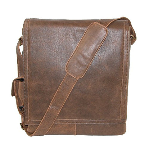 Hidesign By Scully Aerosquadron Messenger Laptop Messenger Bag,Antique Brown,One Size