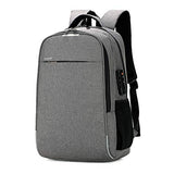AUGUR Business Laptop Backpack, Anti Theft Slim Travel Computer Backpack with USB Charging Port,