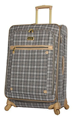 Nicole Miller Paige Collection 20" Expandable Carry On Luggage Spinner (20 in, Rosalie Grey)