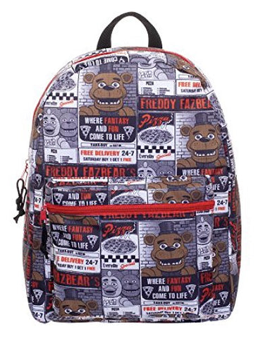 Five Nights At Freddy'S Kids Backpack All Over Print 16" Full Size