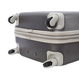 Travelers Polo & Racquet Club Tprc Barnet 3-Piece Expandable Spinner Luggage Set, Silver, One Size