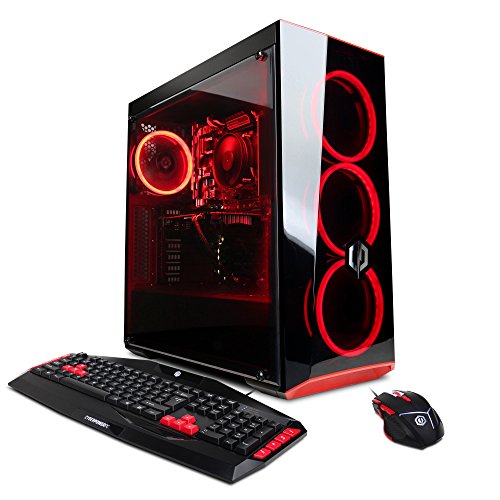 CYBERPOWERPC Gamer Xtreme GXIVR8020A5 Desktop Gaming PC (Intel i5-8400 6 Core Processor, AMD RX 580