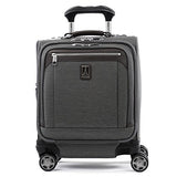 Travelpro Luggage Platinum Elite 16" Carry-on Spinner Tote with USB Port, Vintage Grey