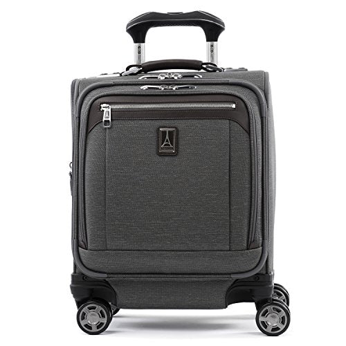 Travelpro Luggage Platinum Elite 16" Carry-on Spinner Tote with USB Port, Vintage Grey