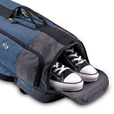Solo Weekender Backpack Duffel, Blue/Grey