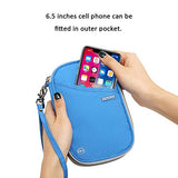 Travel Wallet RFID Blocking Document Organizer Bag, Family Passport Holder