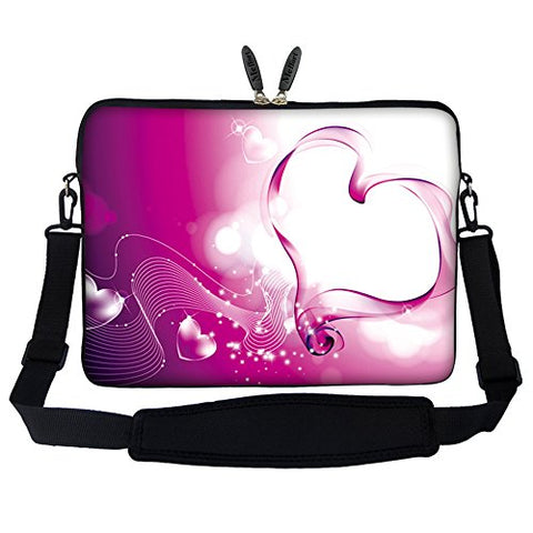 Meffort Inc 17 17.3 Inch Neoprene Laptop Sleeve Bag Carrying Case With Hidden Handle And Adjustable