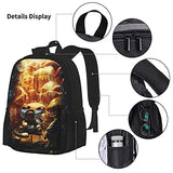 The Bin-Ding Of Is-Aac Backpack Three-Piece Cartoon School Bag With Pencil Case Messenger Lunch Bag