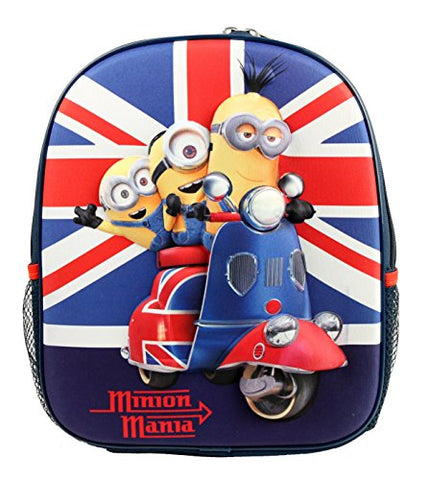 Despicable Me Minion 12" Medium Size Backpack For Toddler Kids Book Bag