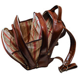 Floto Venezia Leather Backpack in Brown Italian Calfskin Leather